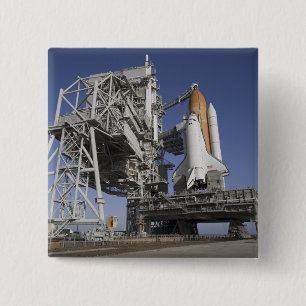 Space shuttle Endeavour 2 Inch Square Button