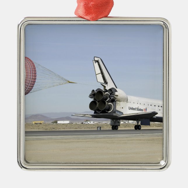 Space Shuttle Endeavour 4 Metal Ornament (Front)