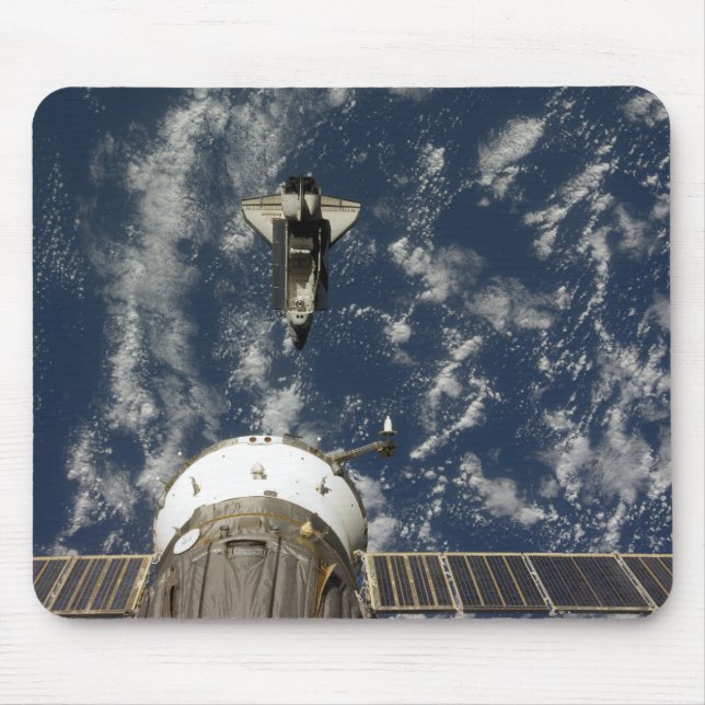 Space Shuttle Endeavour and a Soyuz spacecraft Mouse Pad (Front)