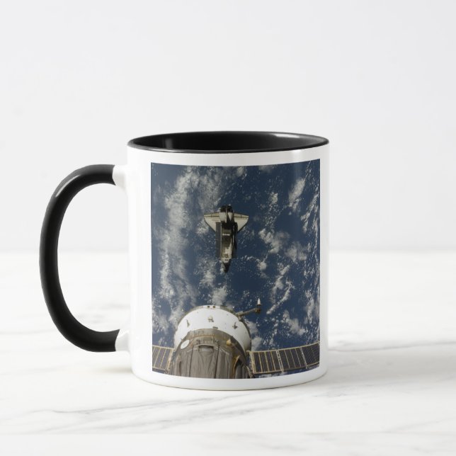 Space Shuttle Endeavour and a Soyuz spacecraft Mug (Left)