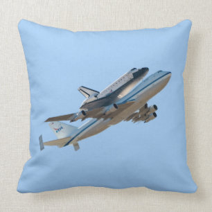 Space Shuttle Endeavour final flight photo Throw Pillow