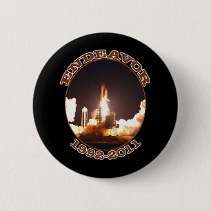Space Shuttle Endeavour Final Launch 2 Inch Round Button
