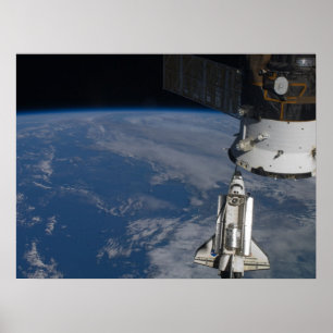 Space Shuttle Endeavour & ISS Poster
