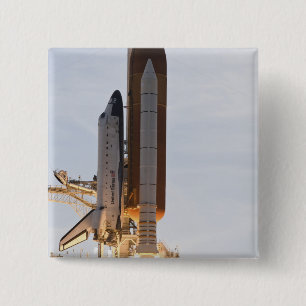 Space Shuttle Endeavour lifts off 2 Inch Square Button