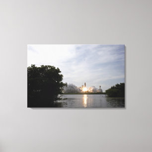 Space Shuttle Endeavour lifts off 3 Canvas Print