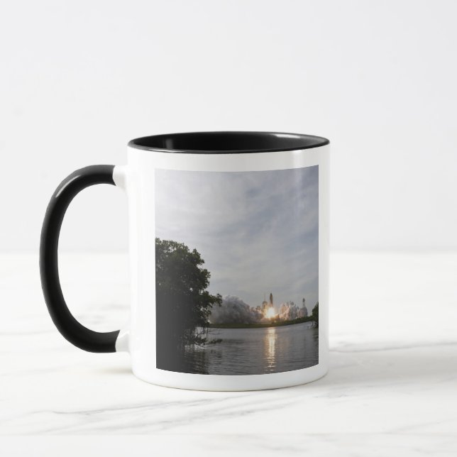 Space Shuttle Endeavour lifts off 3 Mug (Left)