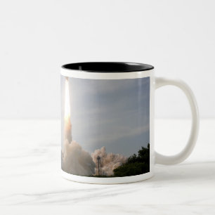 Space Shuttle Endeavour lifts off 4 Two-Tone Coffee Mug
