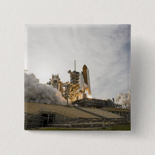 Space Shuttle Endeavour lifts off 5 2 Inch Square Button