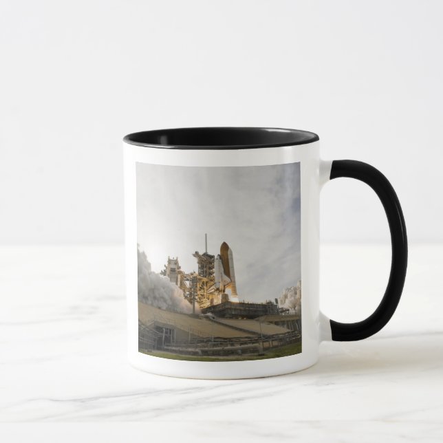 Space Shuttle Endeavour lifts off 5 Mug (Right)