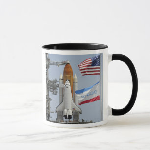Space Shuttle Endeavour on the launch pad 3 Mug