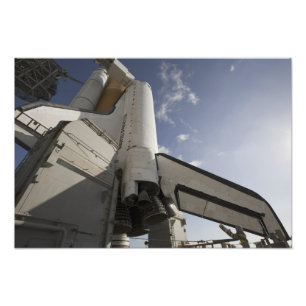 Space Shuttle Endeavour on the launch pad 3 Photo Print