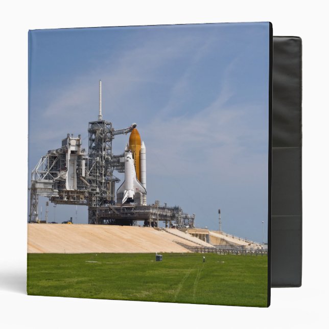 Space Shuttle Endeavour on the launch pad 4 Binder (Front/Inside)