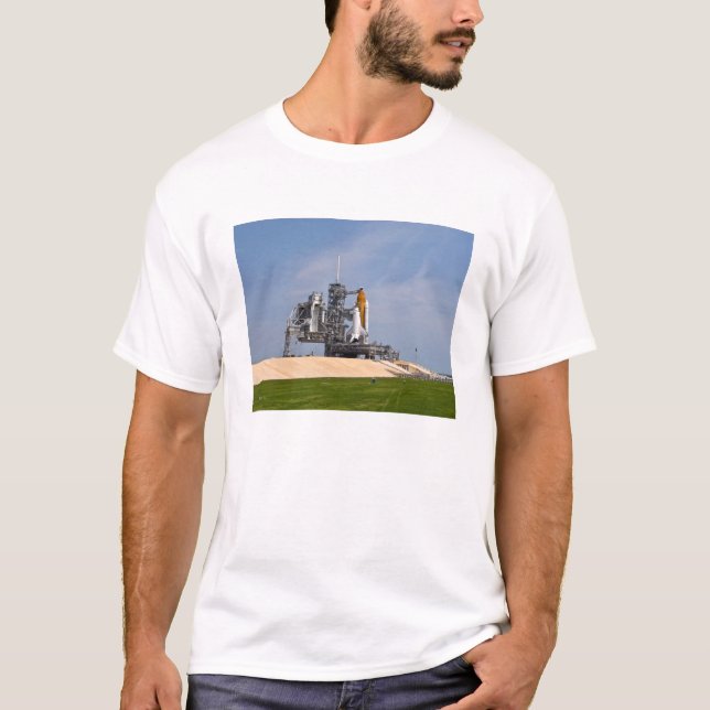 Space Shuttle Endeavour on the launch pad 4 T-Shirt (Front)