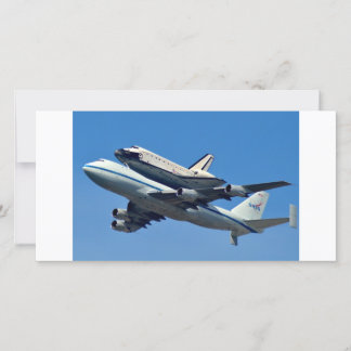 Space Shuttle Endeavour Photo Card