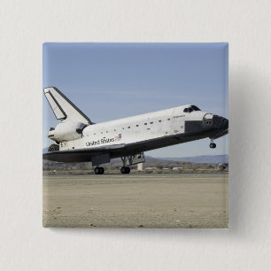 Space Shuttle Endeavour's main landing gear 2 Inch Square Button
