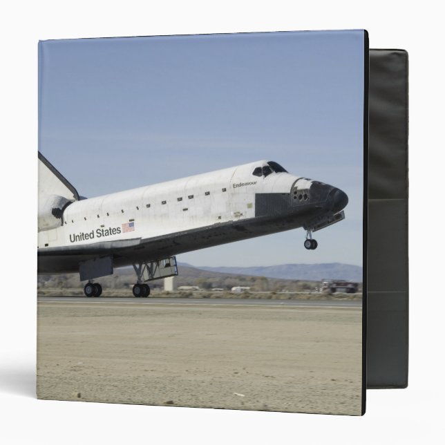 Space Shuttle Endeavour's main landing gear Binder (Front/Inside)