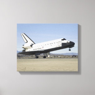 Space Shuttle Endeavour's main landing gear Canvas Print