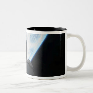 Space Shuttle Endeavour's payload bay 2 Two-Tone Coffee Mug
