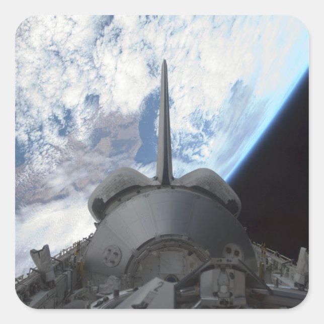 Space Shuttle Endeavour's payload bay 3 Square Sticker (Front)