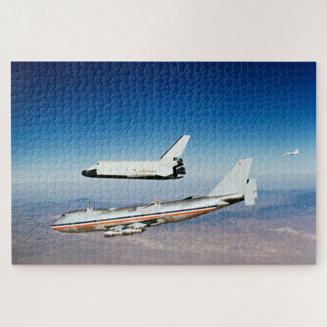 Space Shuttle Enterprise Test Flight Jigsaw Puzzle (Horizontal)