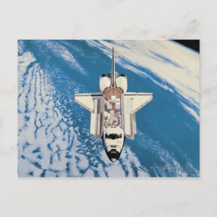 Space Shuttle in Orbit Postcard
