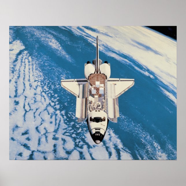 Space Shuttle in Orbit Poster (Front)