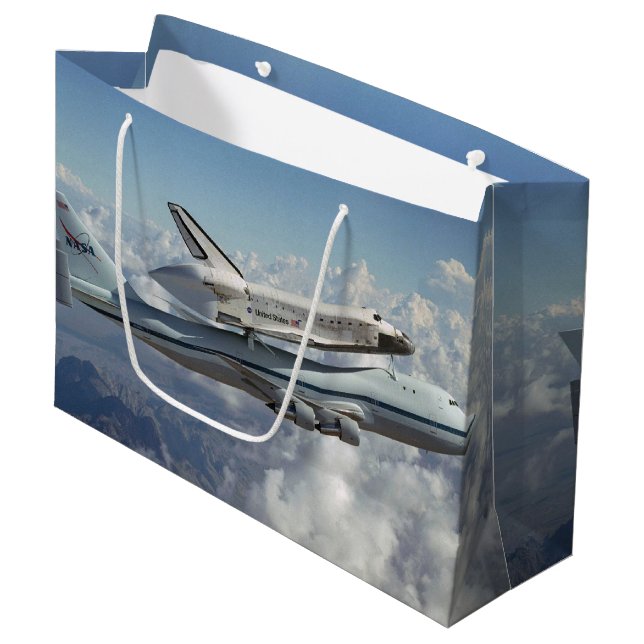 Space Shuttle Large Gift Bag (Front Angled)