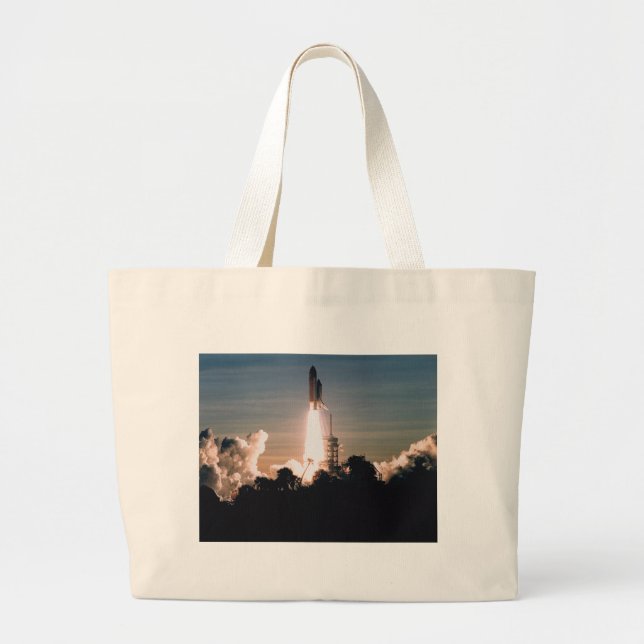 Space Shuttle Large Tote Bag (Front)
