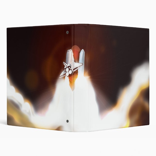 Space Shuttle Launch Illustration Binder (Background)