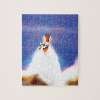 Space Shuttle Launch Illustration Jigsaw Puzzle