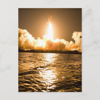 Space Shuttle Lift Off Postcard