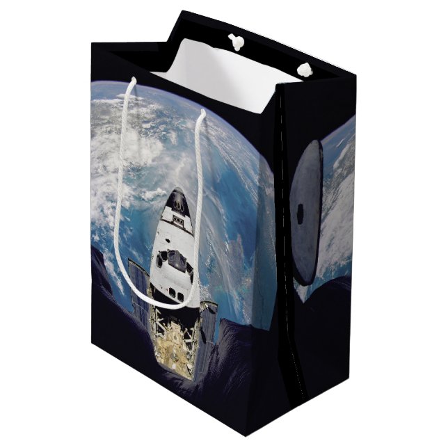 Space Shuttle Medium Gift Bag (Front Angled)