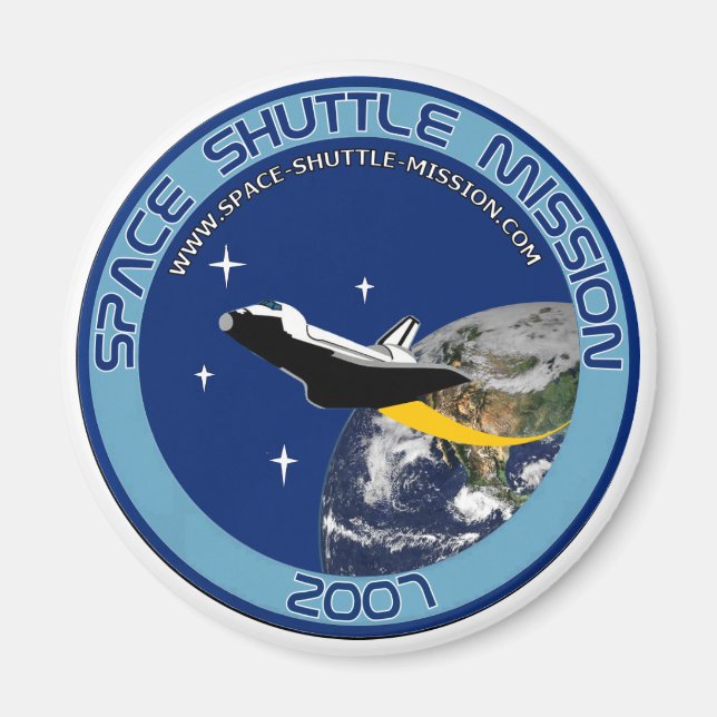 Space Shuttle Mission Magnet #1 (Front)