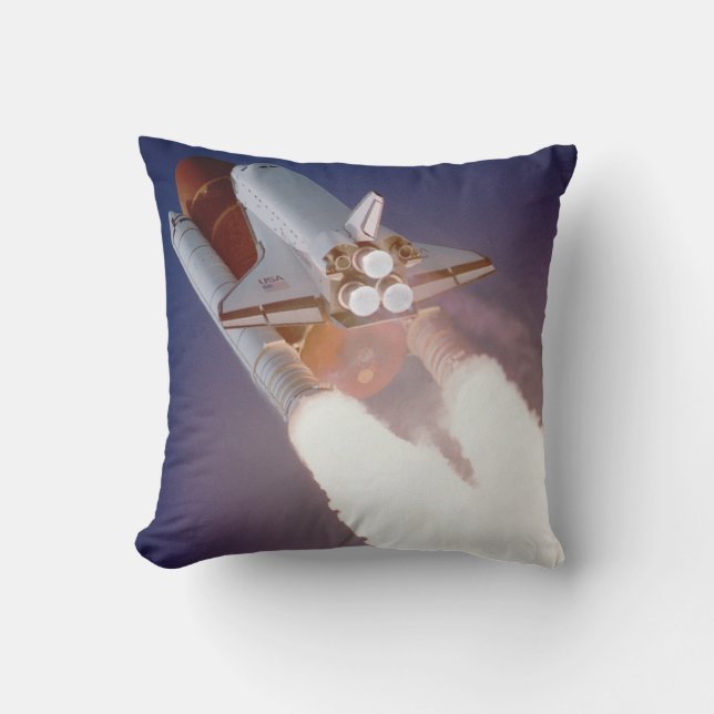 Space Shuttle Throw Pillow (Front)