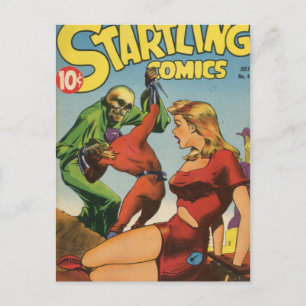 Space Skeleton Postcard