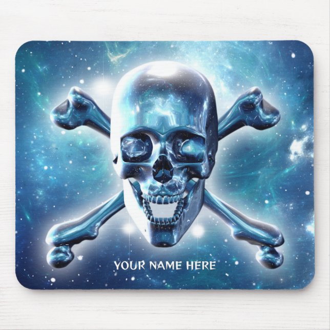 Space skull. Personalized Mouse Pad (Front)