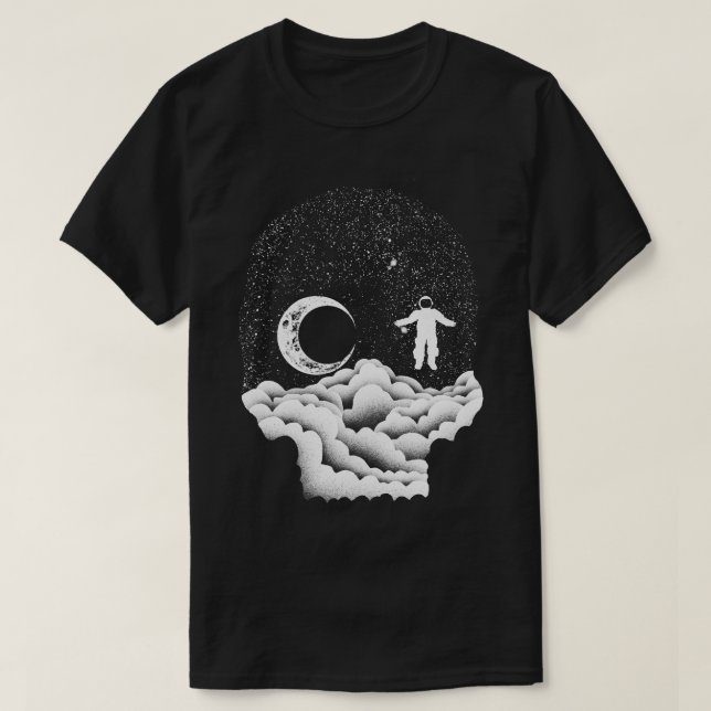Space Skull T-Shirt (Design Front)