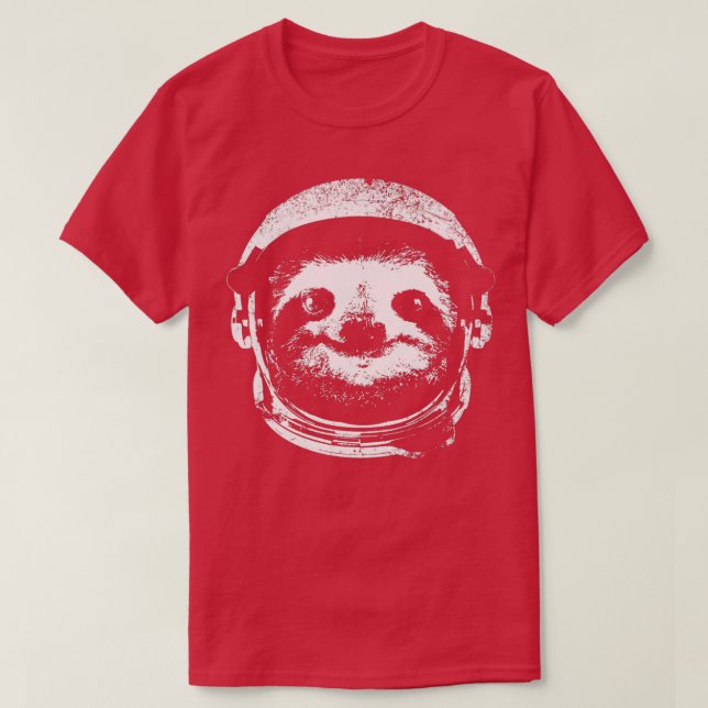Space Sloth Astronaut 1 T-Shirt (Design Front)