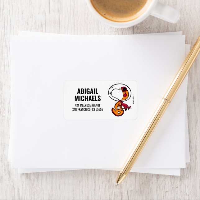 SPACE | Snoopy Astronaut Label (Insitu)