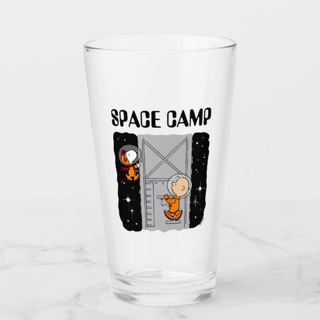 SPACE | Snoopy & Charlie Brown Glass (Front)