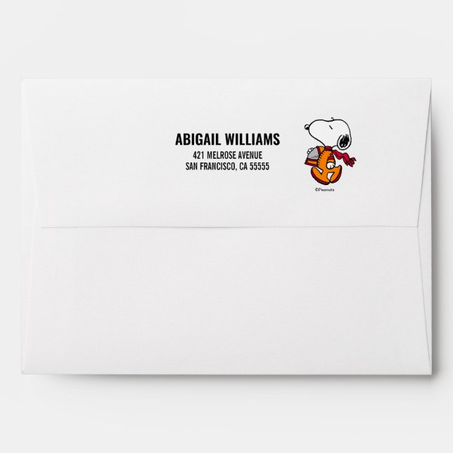 SPACE | Snoopy Envelope (Back (Top Flap))