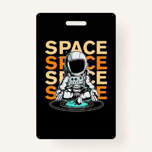 Space Space Astronaut Badge