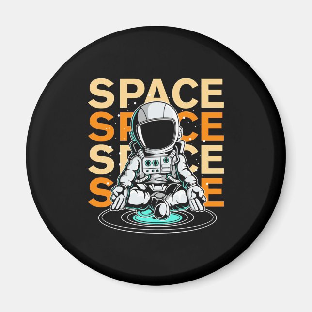 Space Space Astronaut Magnet (Front)