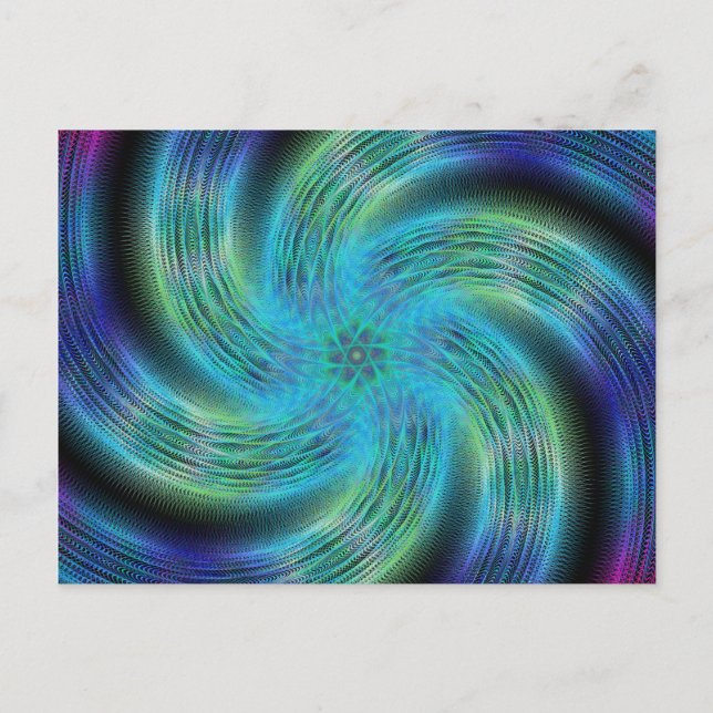Space spiral postcard (Front)
