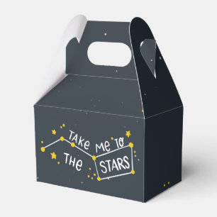 Space Stars Astronaut Birthday Favor Box