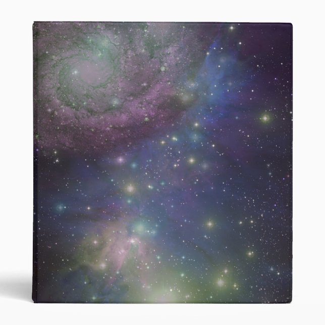 Space, stars, galaxies and nebulas binder (Front)