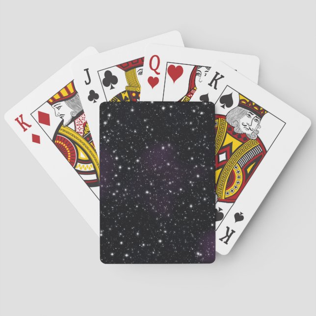 Space Stars Galaxy Nebula Playing Cards (Back)