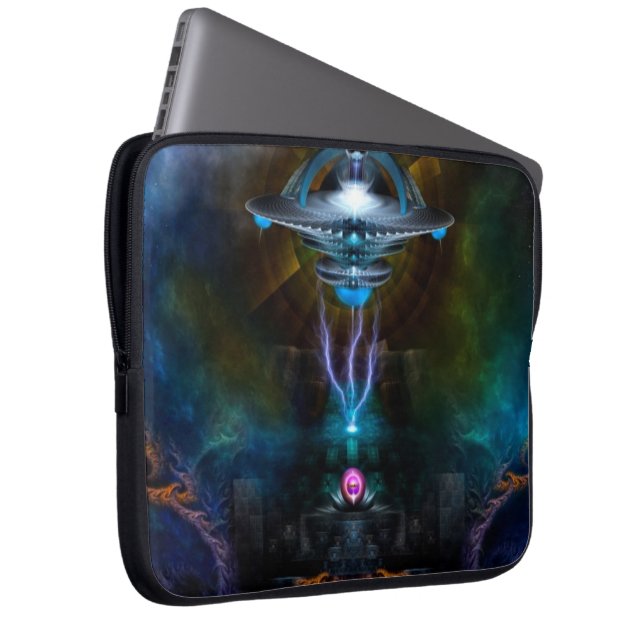 Space Station Ansarious Laptop Sleeve (Front Right)