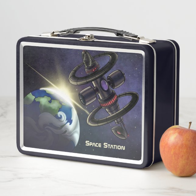 Space Station Metal Lunch Box (In Situ)