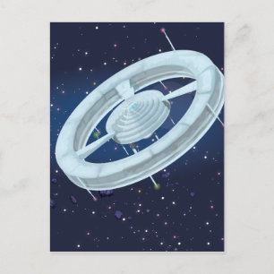 Space Station Postcard